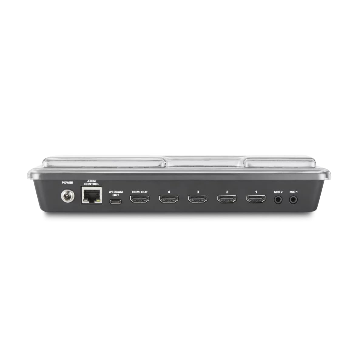 decksaver-cover-f-r-blackmagic-design-atem-mini-rauchklar-polycarbonat image 5