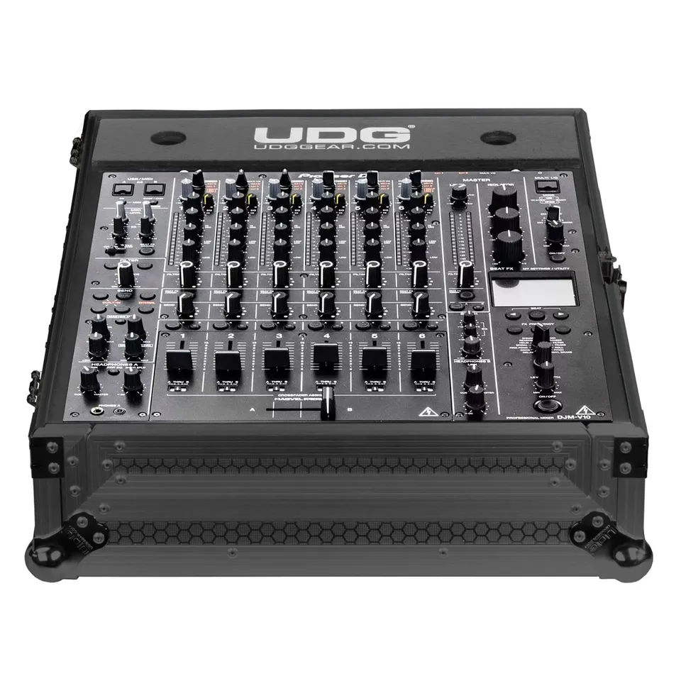 udg-ultimate-flight-case-pioneer-dj-djm-v10-black-dj-mixer-case image 1