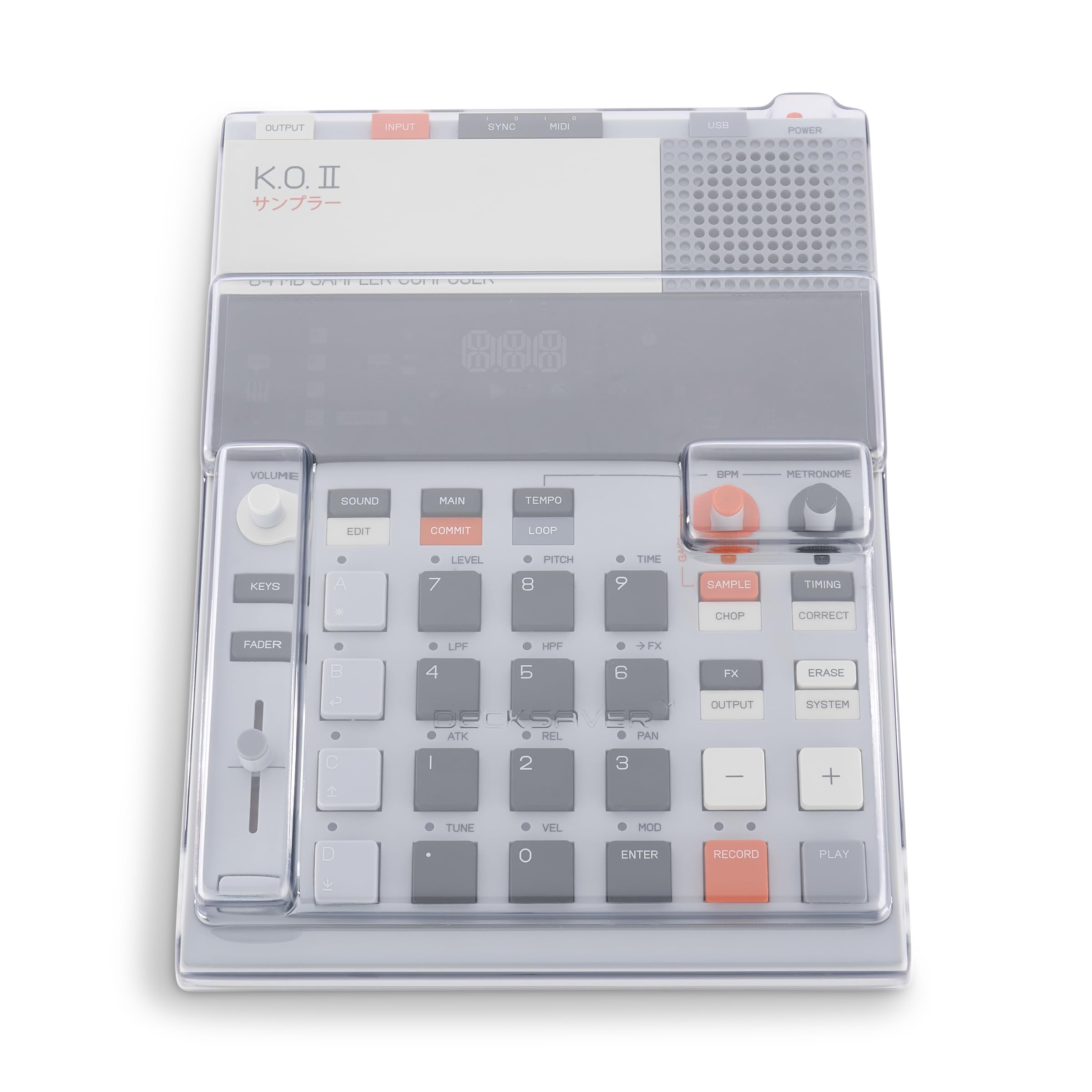 decksaver-ds-pc-ep133-k-o-ii-schutzh-lle-f-r-teenage-engineering-ep-133-polycarb image 2
