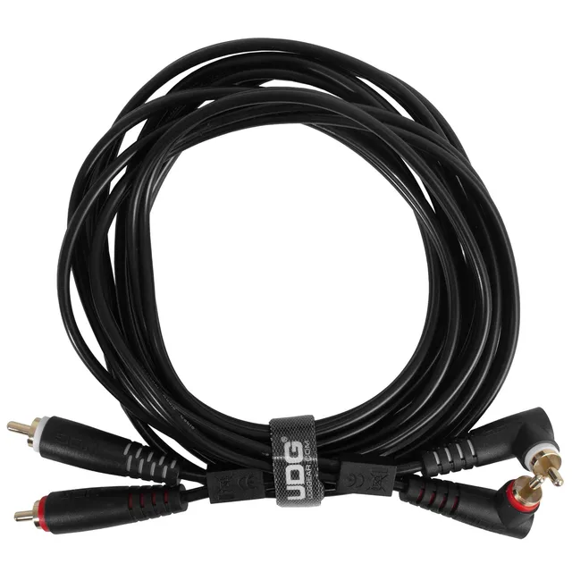 udg-ultimate-audio-cable-set-rca-gerade-rca-gewinkelt-3m image 1