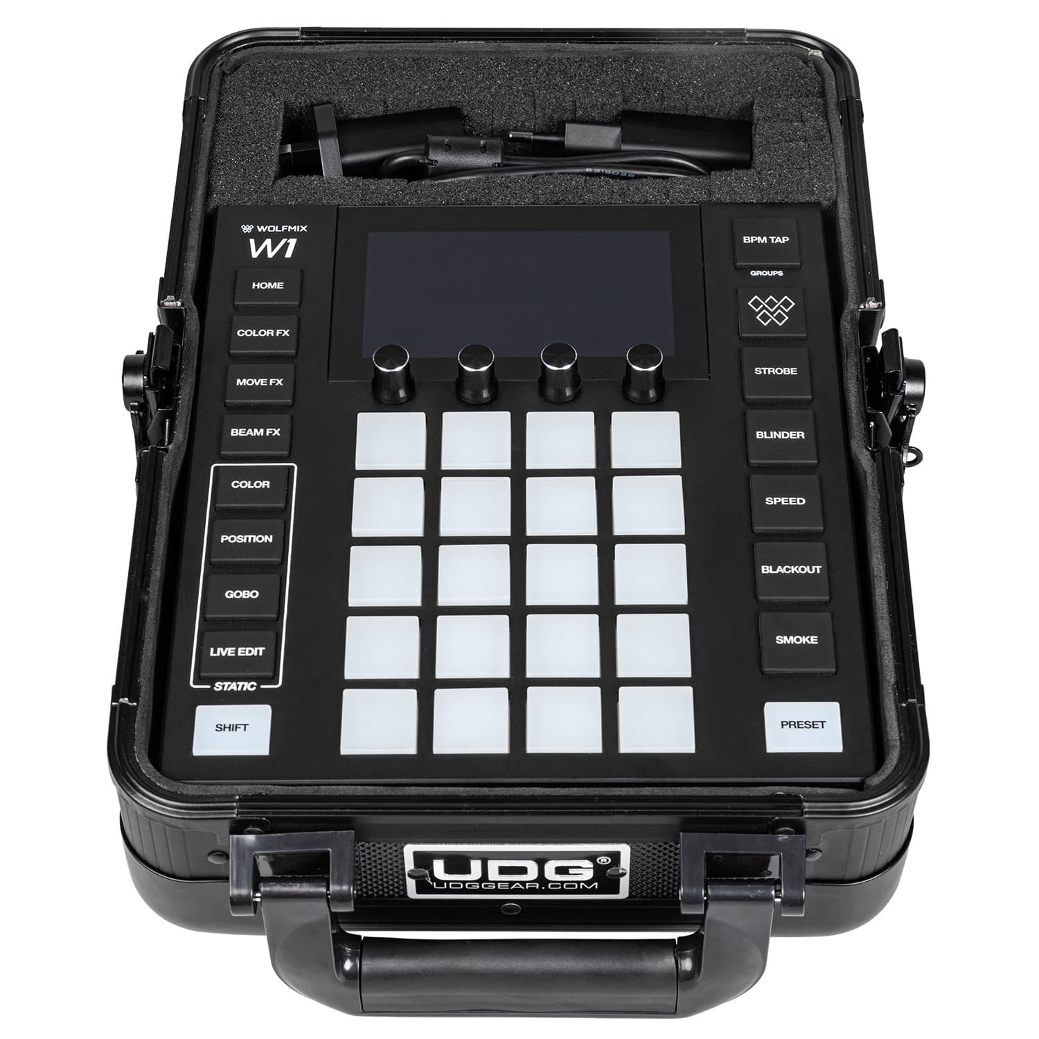 udg-ultimate-pick-foam-flight-case-f-r-wolfmix-w1-mk3-black image 1