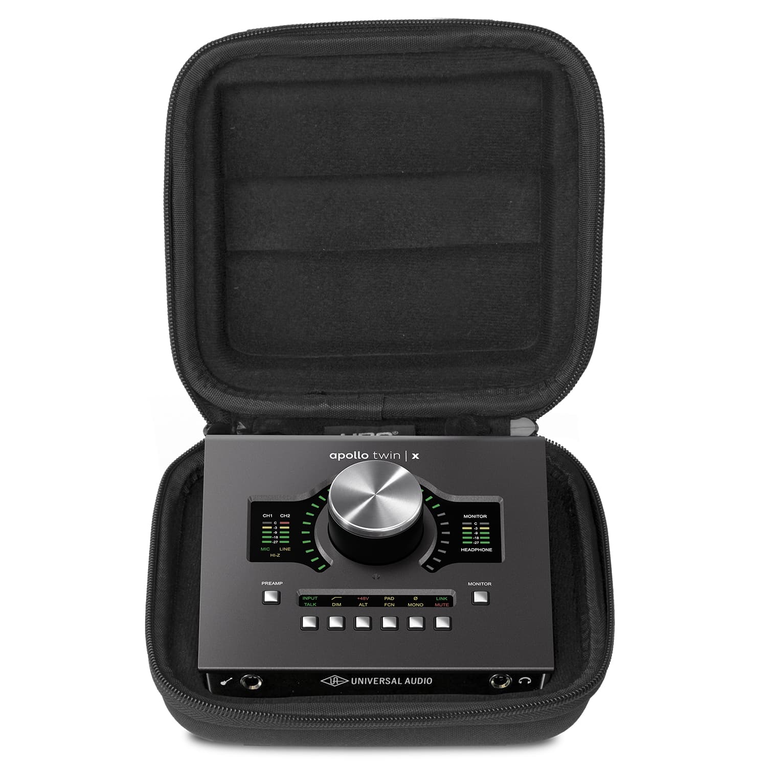 udg-creator-universal-audio-apollo-twin-mkii-x-hardcase-black-audio-interface-ca image 1
