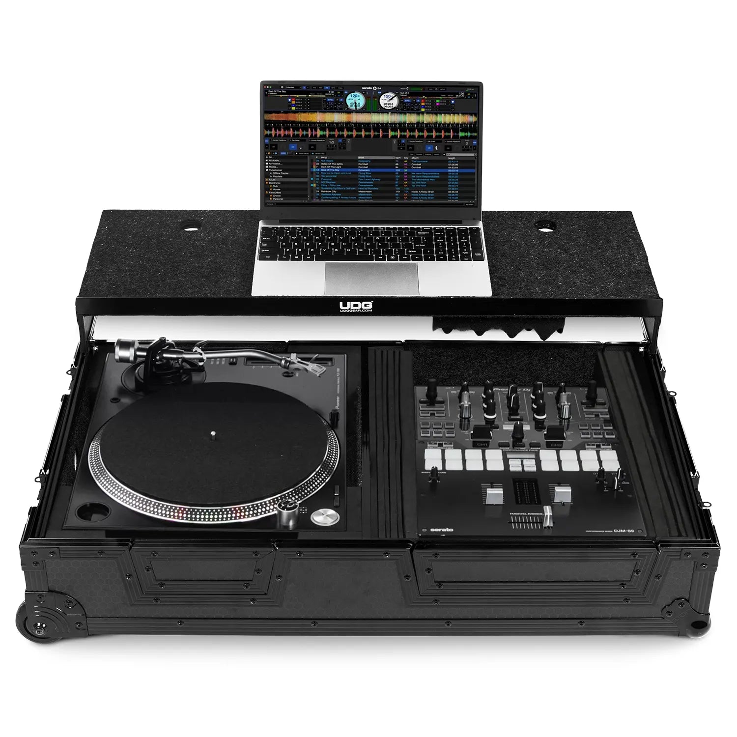 udg-ultimate-flight-case-single-turntable-battle-plx-crss12-10-12-mixer-black-pl image 1