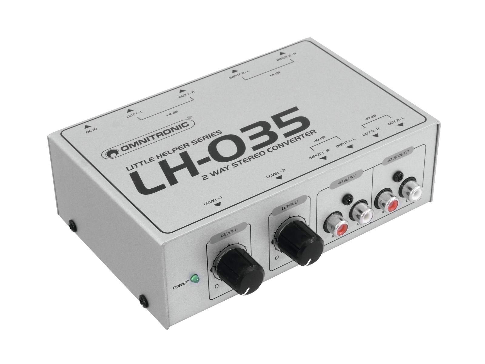omnitronic-lh-035-2-kanal-line-bertrager-cinch-xlr image 1