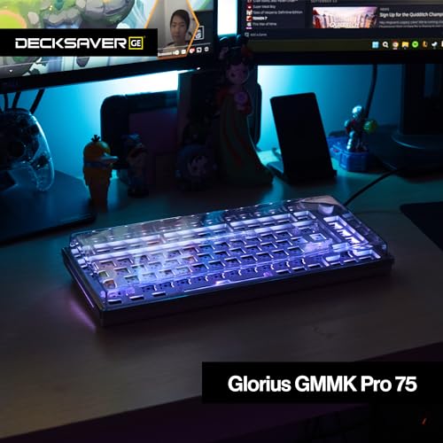 decksaver-glorious-gmmk-pro-75-schutzh-lle-polycarbonat-cover-rauchklar image 8