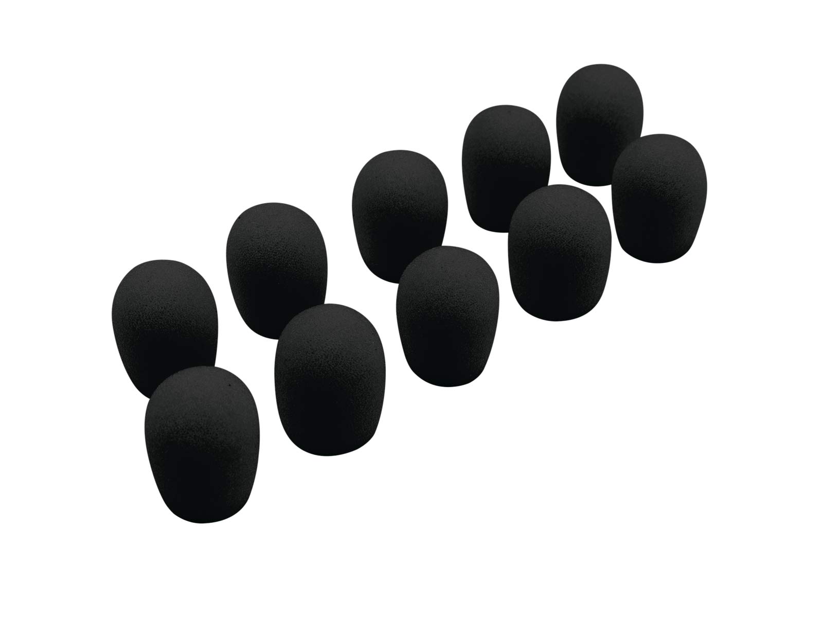 omnitronic-uhf-100-windschutz-schwarz-10er-pack-mikrofon-schaumstoffschutz image 1