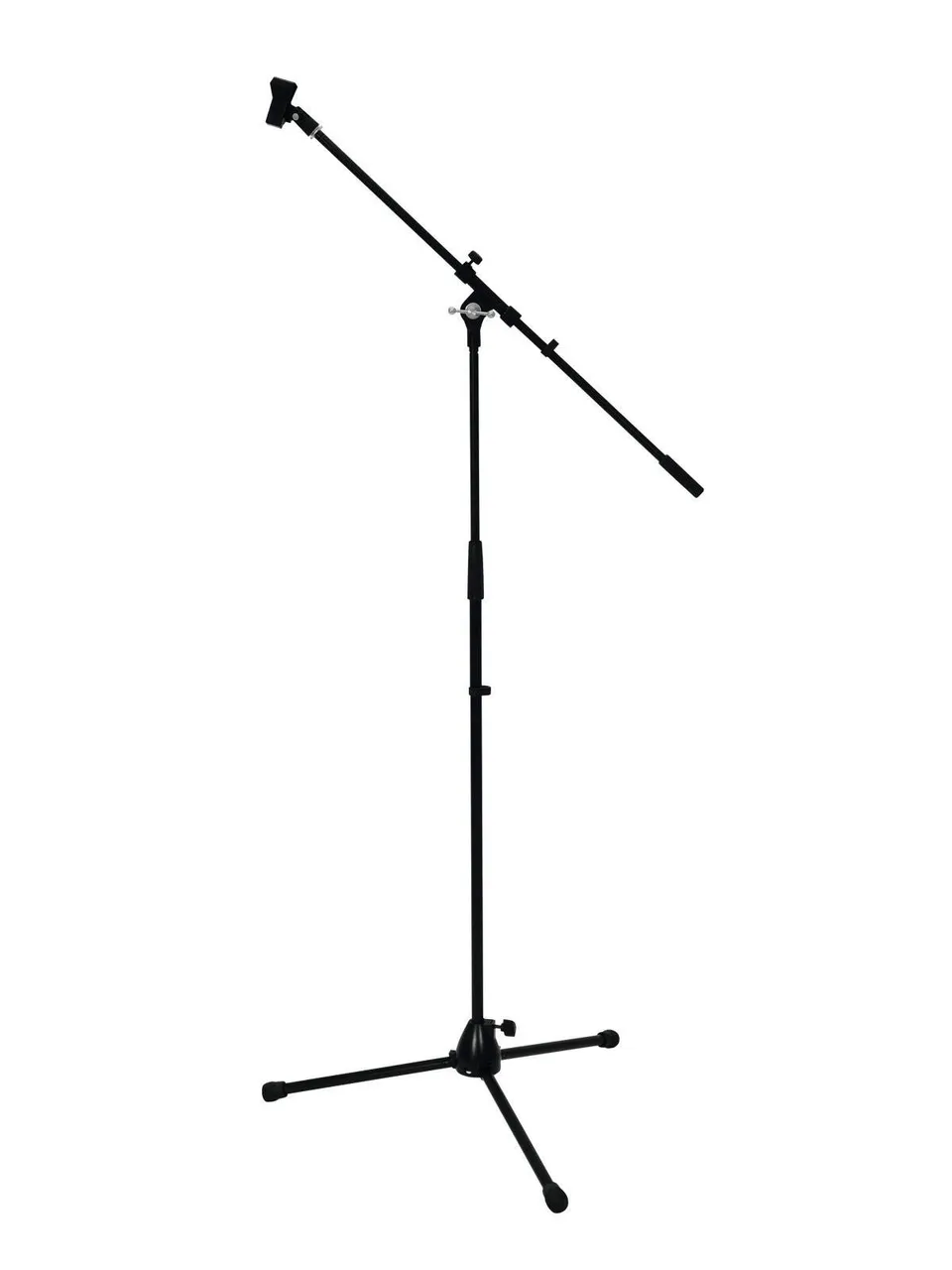 omnitronic-pro-mikrofonstativ-mit-galgen-schwarz-bis-220-cm image 1