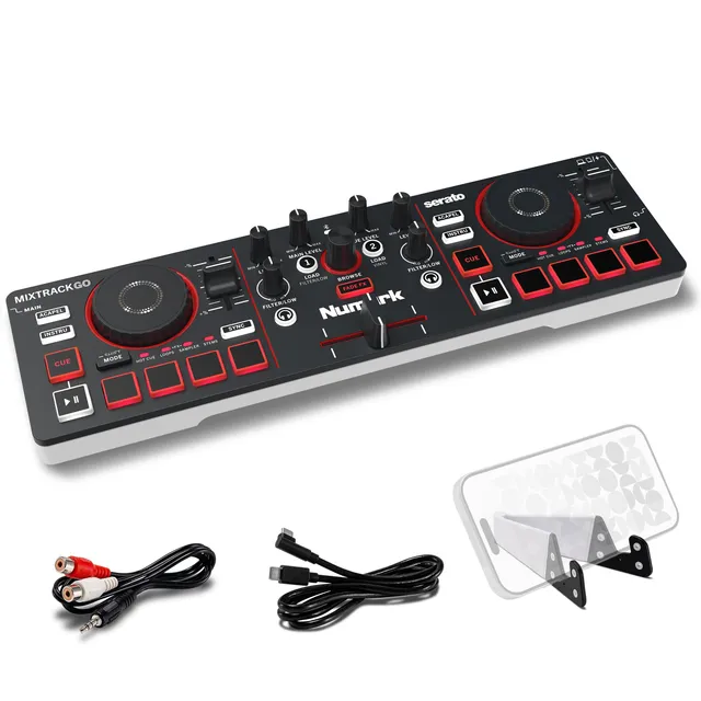 numark-mixtrack-go-kompakter-bluetooth-dj-controller-mit-stems-control-und-jogwh image 1