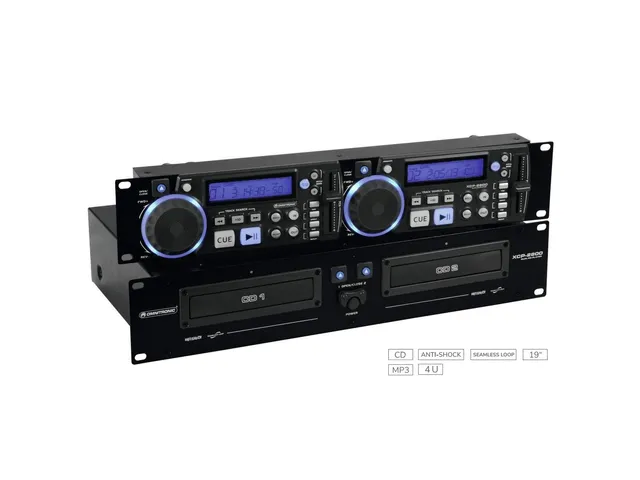 omnitronic-xcp-2800-dual-cd-player-dj-doppel-cd-player image 1