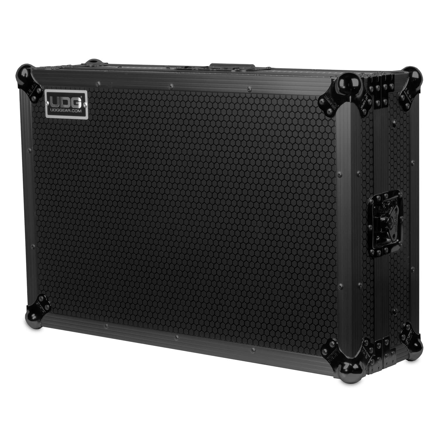 udg-ultimate-flight-case-pioneer-dj-xdj-rr-black-plus-mit-laptop-shelf-und-rolle image 3