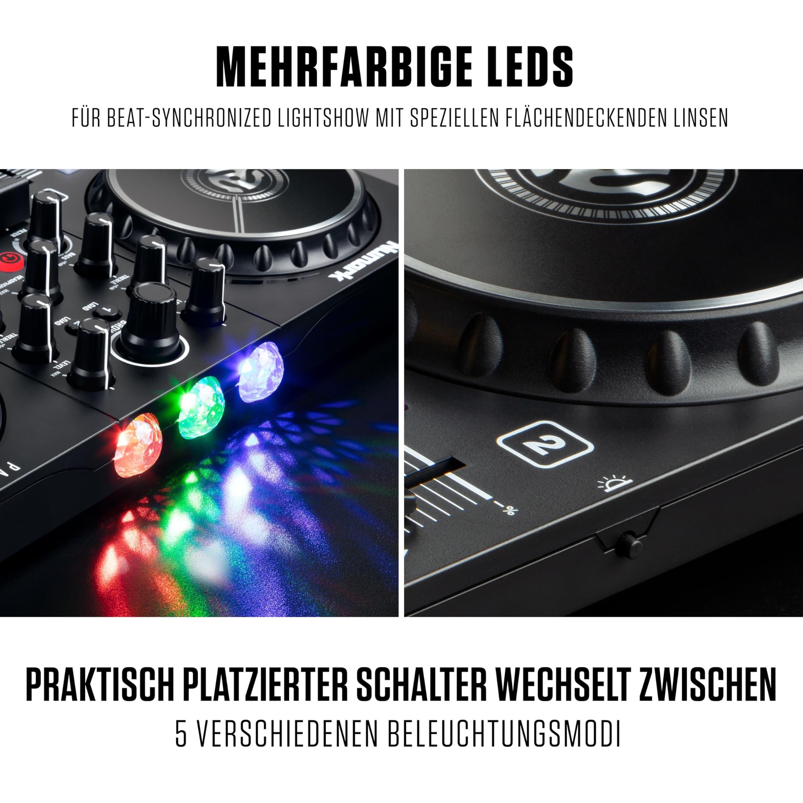 numark-party-mix-ii-dj-controller-mit-led-lightshow-und-audio-interface image 3