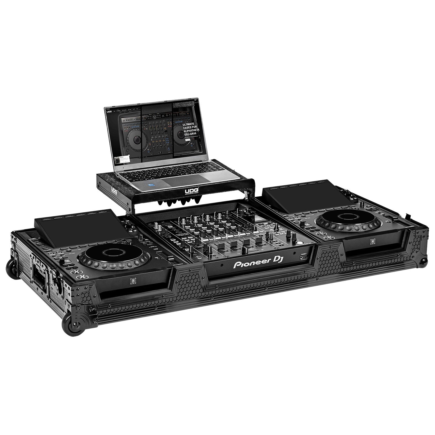 udg-ultimate-flight-case-set-alphatheta-cdj-3000x-pioneer-dj-djm-a9-black-plus-l image 5