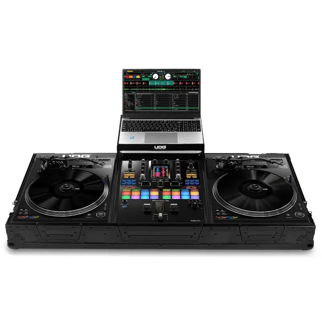 udg-ultimate-flight-case-set-pioneer-dj-plx-crss12-10-12-mixer-black-plus-laptop image 1