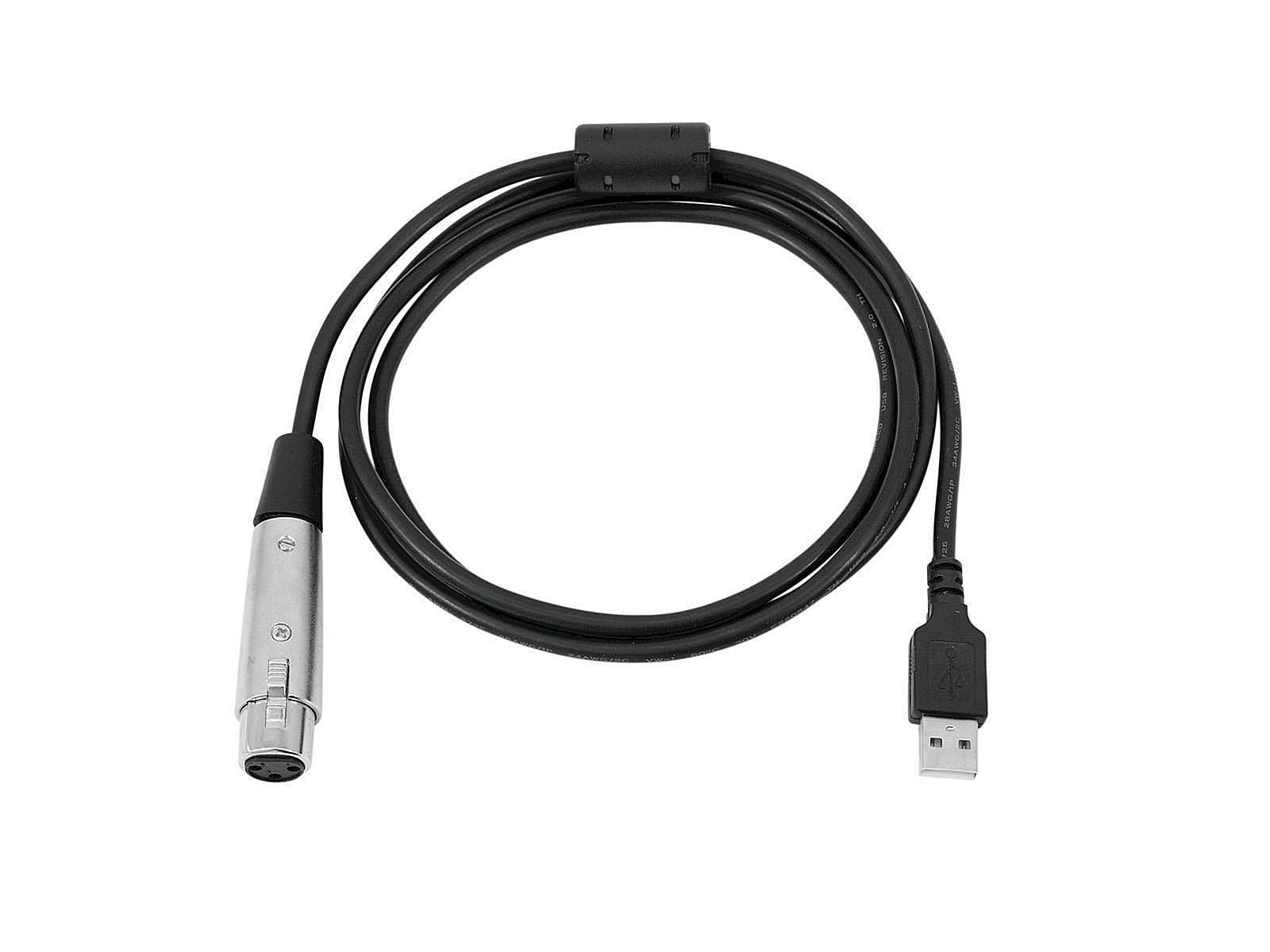omnitronic-interfacekabel-usb-xlr-f-3-m-schwarz image 2
