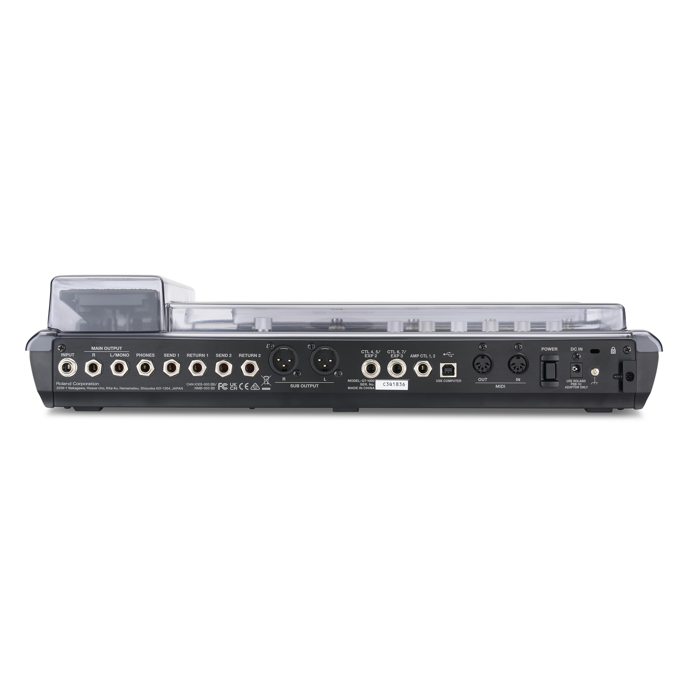 decksaver-boss-gt-1000-schutzh-lle-polycarbonat-cover-milchig-transparent image 3