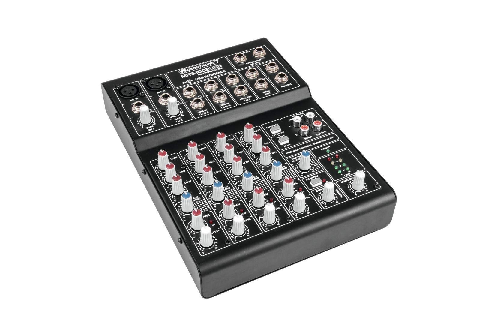omnitronic-mrs-1002usb-recording-mixer-10-eing-nge-usb-interface image 2