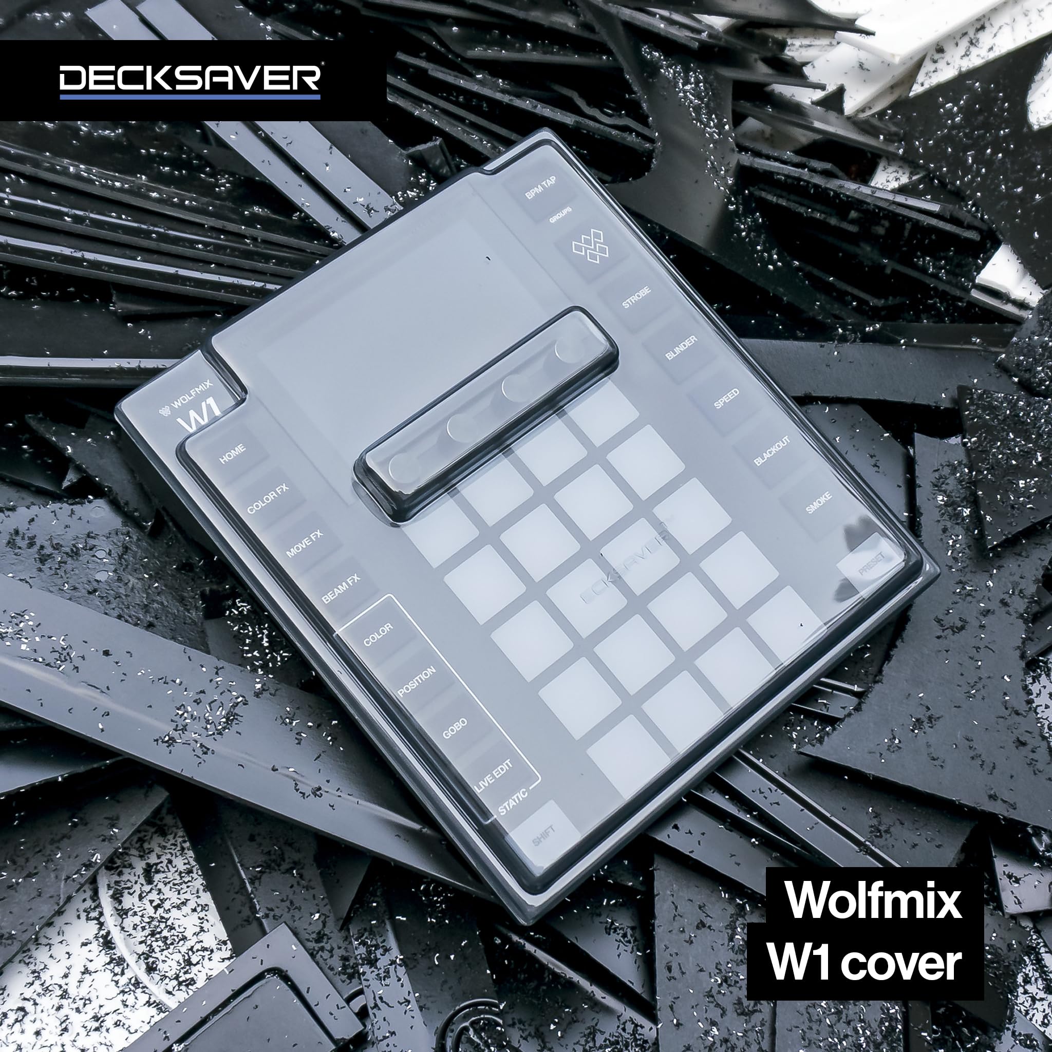 decksaver-cover-f-r-wolfmix-w1-wmx1-rauchgrau-transparent image 2