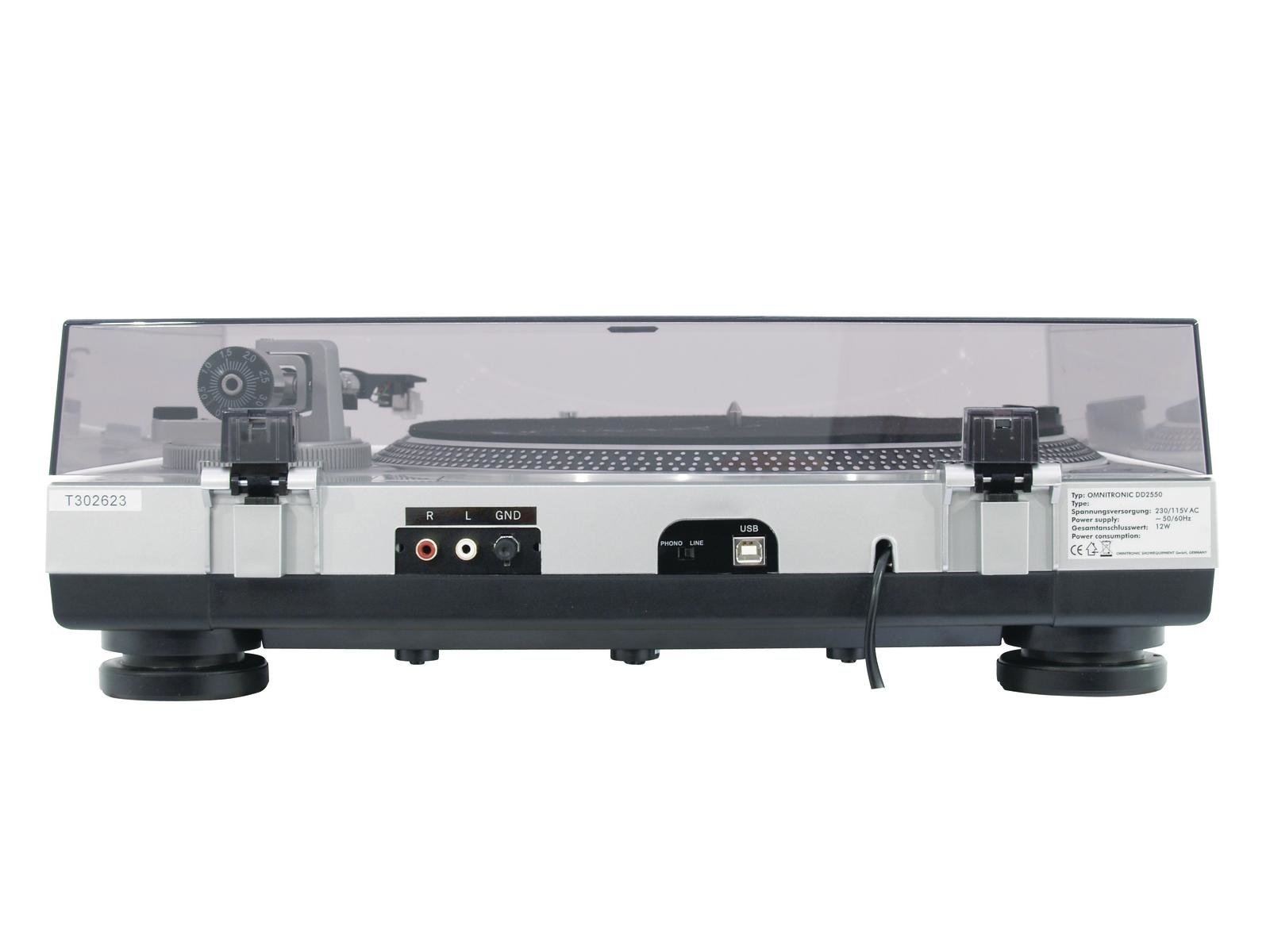 omnitronic-dd-2550-silber-direktgetriebener-dj-plattenspieler-mit-usb-und-phono- image 3