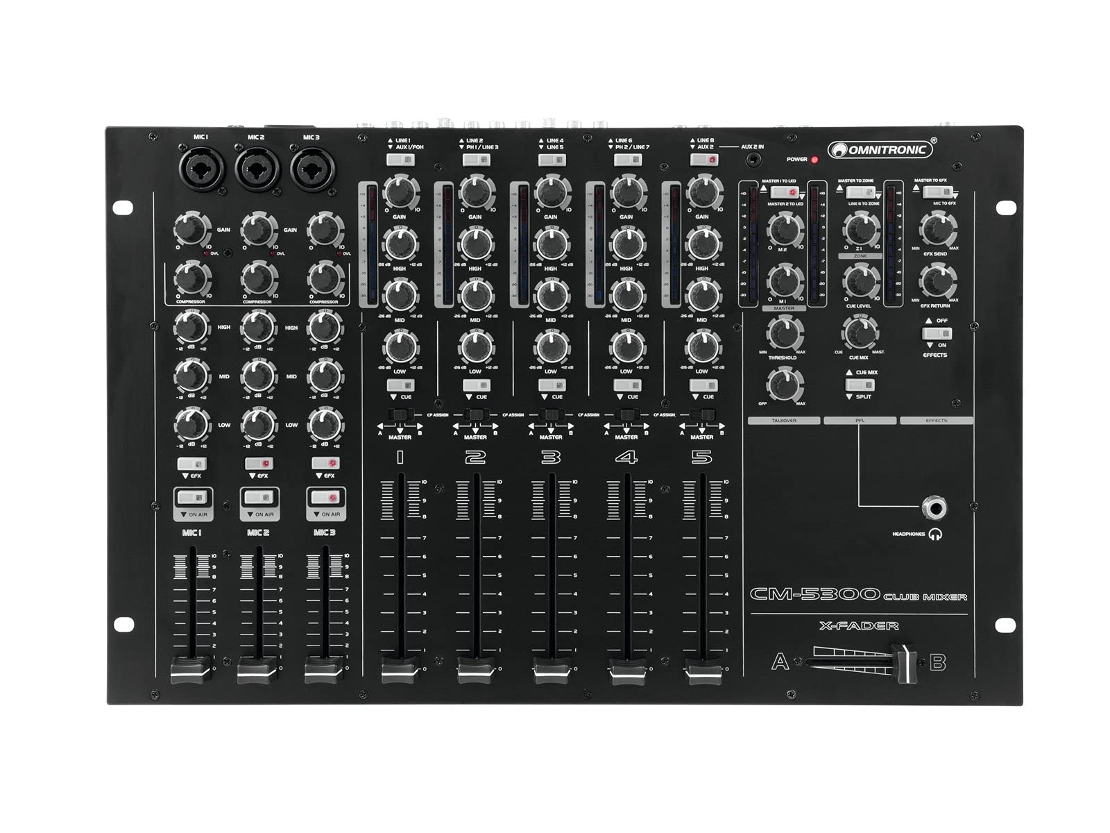 omnitronic-cm-5300-club-mixer-professioneller-5-kanal-stereo-mixer image 1