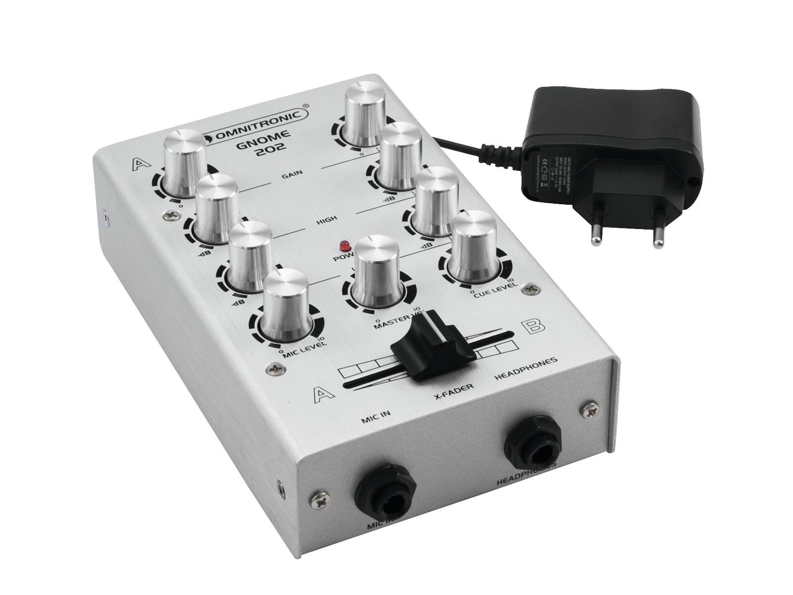 omnitronic-gnome-202-mini-mixer-silber-2-kanal-dj-mixer image 2