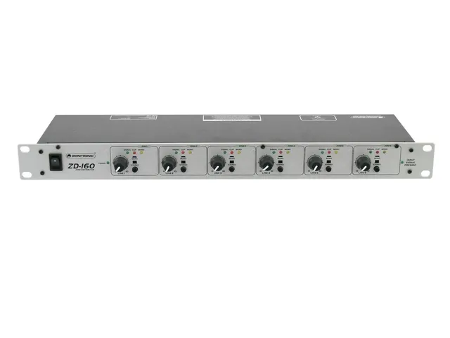 omnitronic-zd-160-zonen-verteiler-1x6-stereo image 1