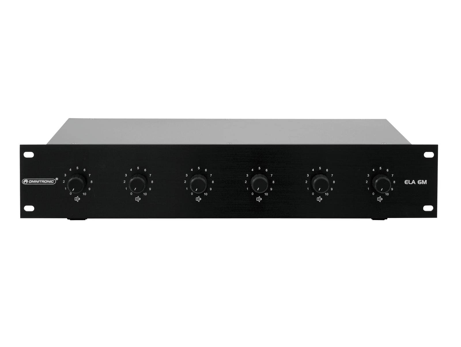 omnitronic-ela-6m-zonen-ls-regler-30w-sw-6-fach-100v-rackregler-mit-pflichtempfa image 6