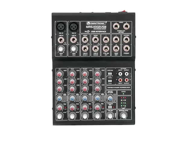 omnitronic-mrs-1002usb-recording-mixer-10-eing-nge-usb-interface image 1