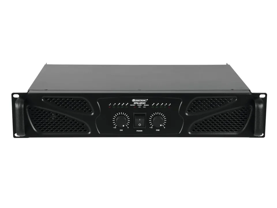 omnitronic-xpa-1200-pa-endstufe-2x600w-stereo image 1