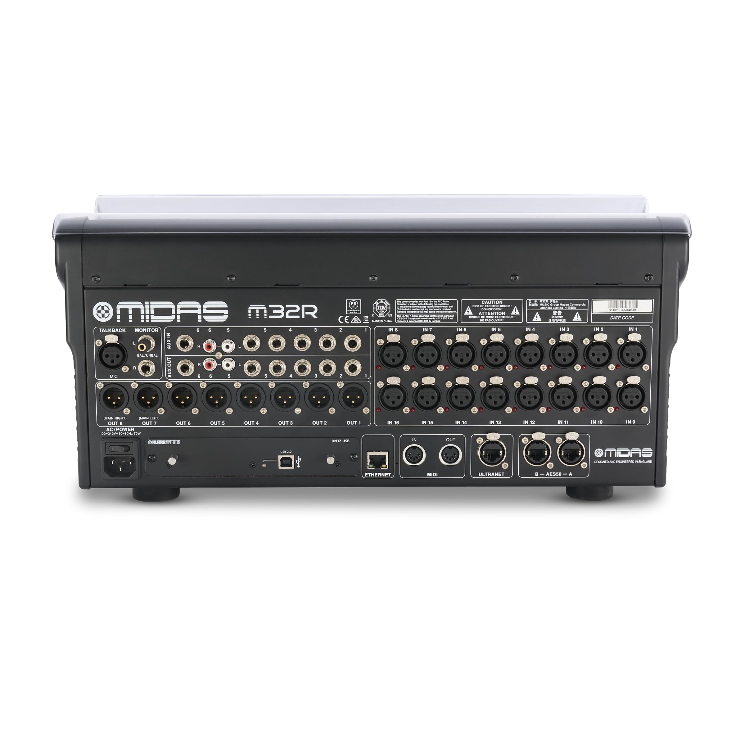 decksaver-ds-pc-m32r-schutzabdeckung-f-r-midas-m32r-m32r-live image 5