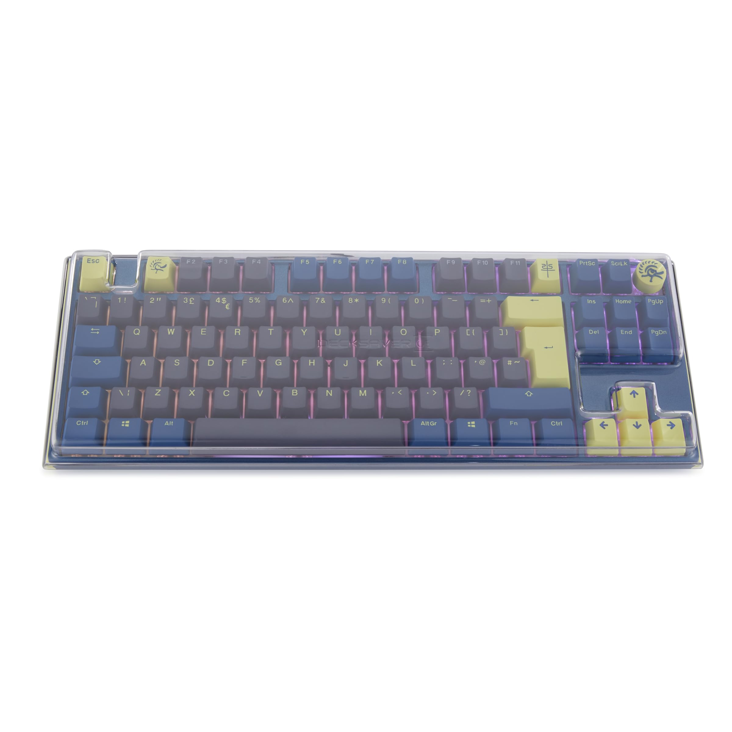 decksaver-ducky-one-3-tkl-schutzh-lle-polycarbonat-cover-rauchklar image 3