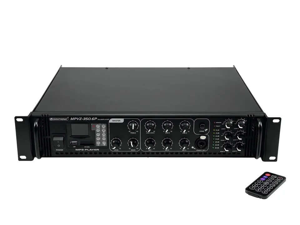 omnitronic-mpvz-350-6p-6-zonen-ela-mischverst-rker-350-watt-mit-mp3-player image 1