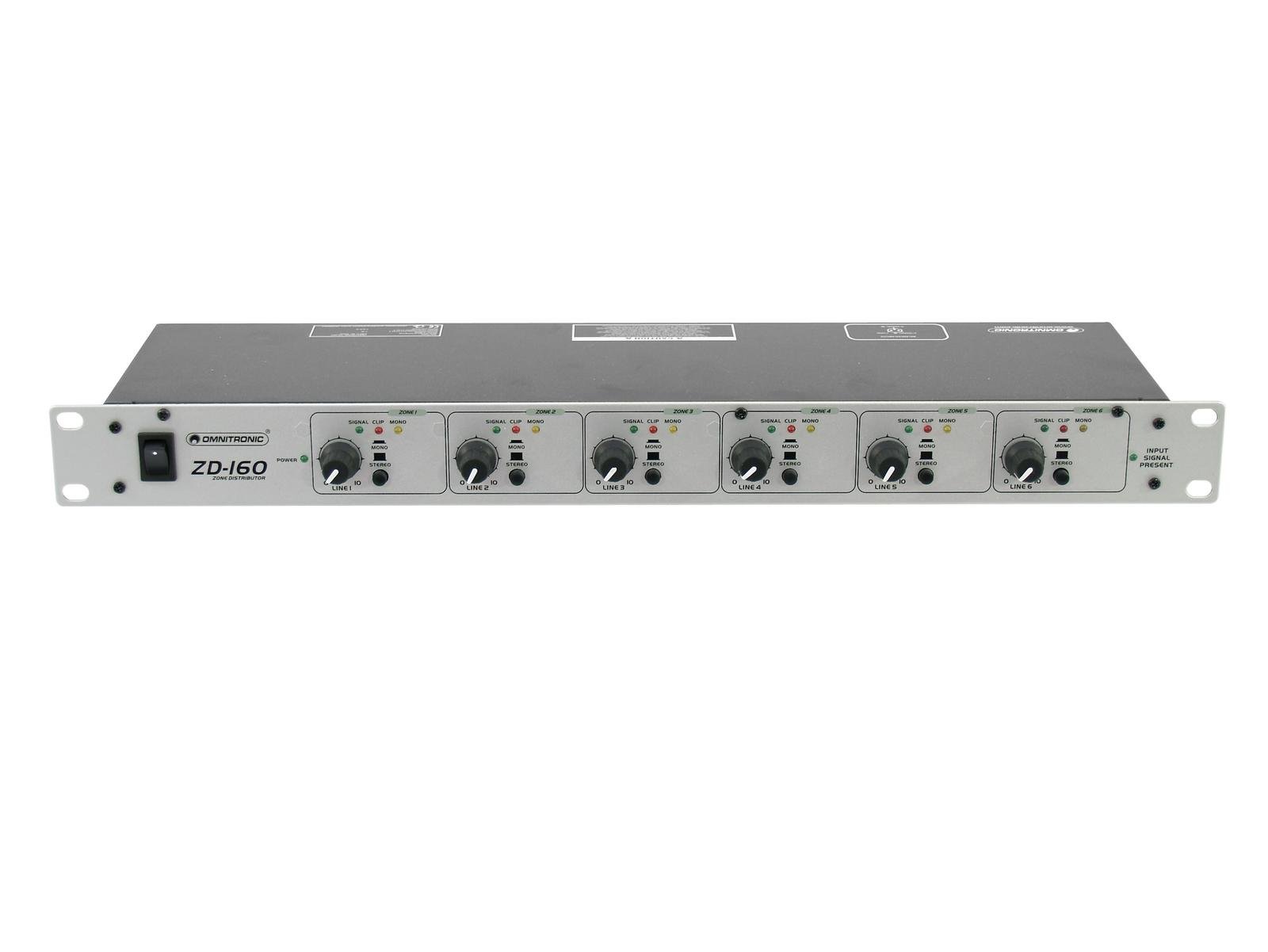 omnitronic-zd-160-zonen-verteiler-1x6-stereo image 1