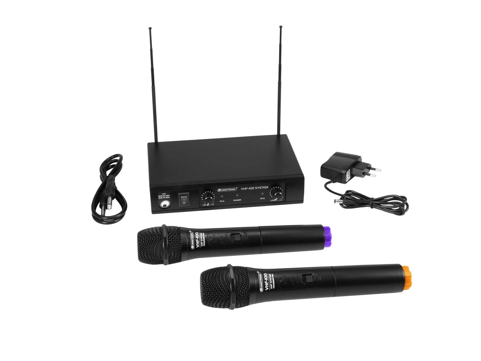 omnitronic-vhf-102-funkmikrofon-system-2-kanal-mit-2-handmikrofonen image 7