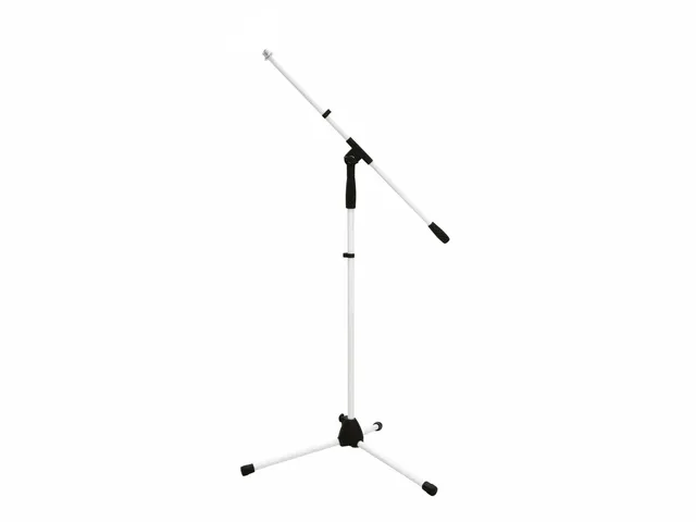 omnitronic-ms-1w-mikrofonstativ-wei-mit-galgen-bis-220-cm image 1