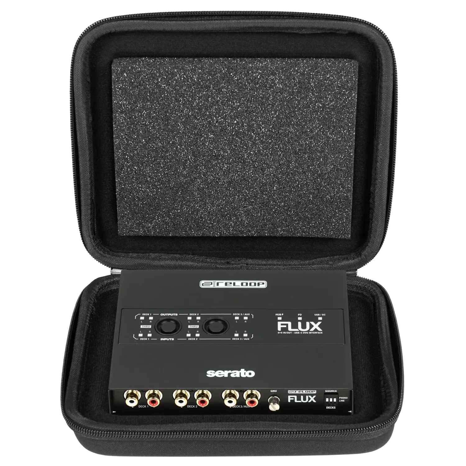 udg-creator-reloop-flux-hardcase-black-eva-hardcase-f-r-audio-interface image 1