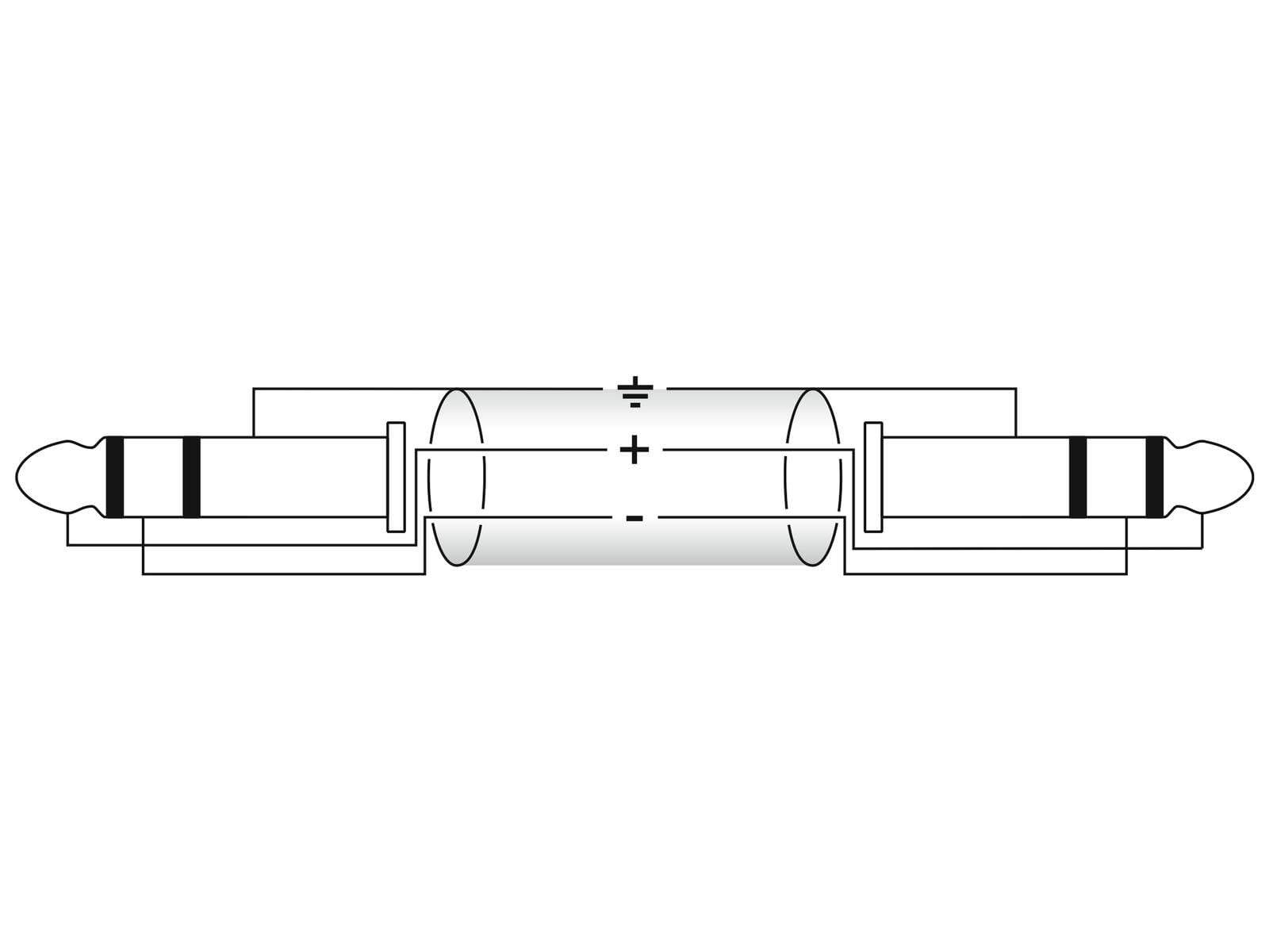 omnitronic-klinkenkabel-6-3-stereo-0-5m-schwarz-road-patchkabel image 3