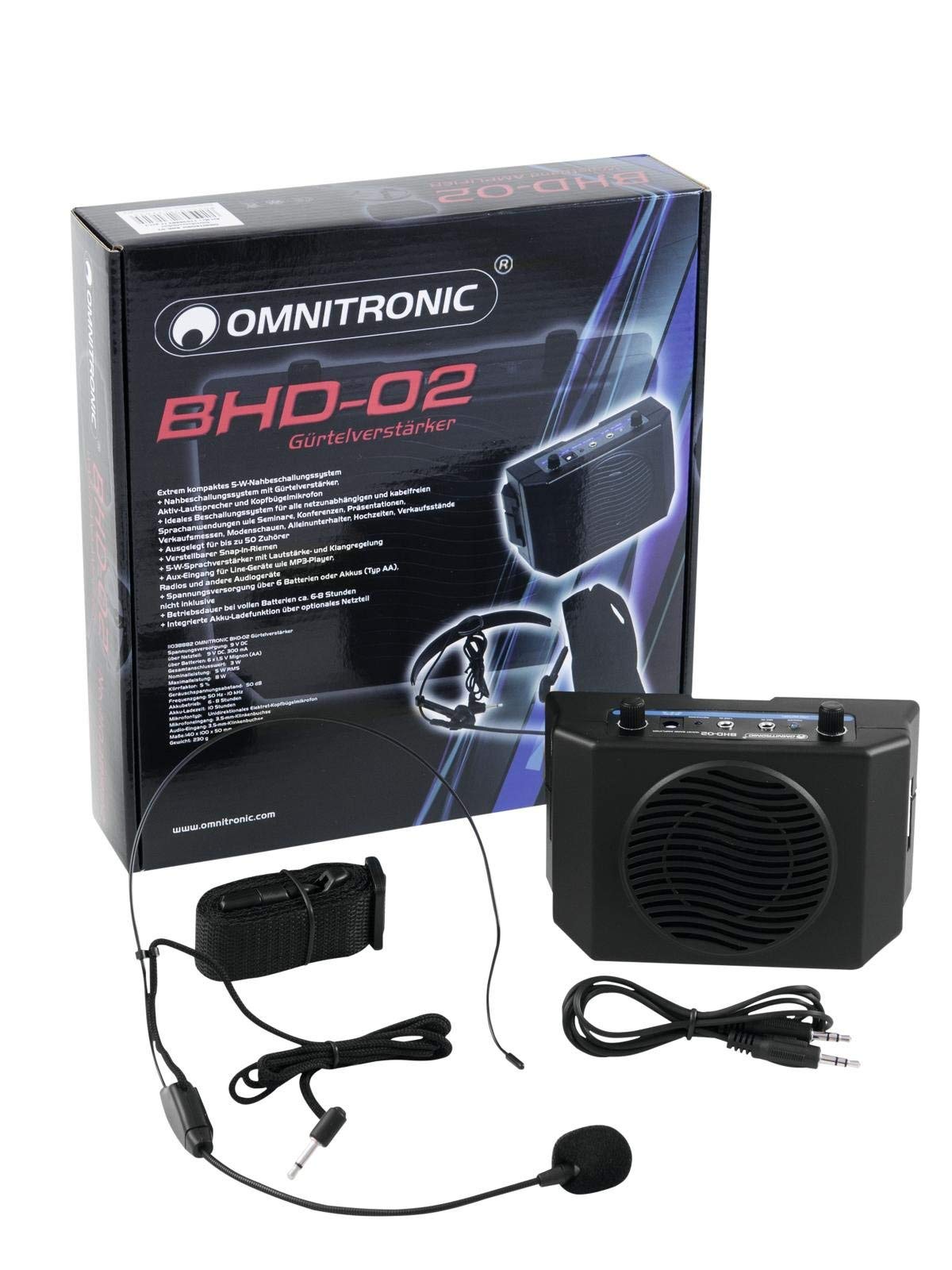 omnitronic-bhd-02-g-rtelverst-rker-5-w-nahbeschallungssystem-mit-headset image 1