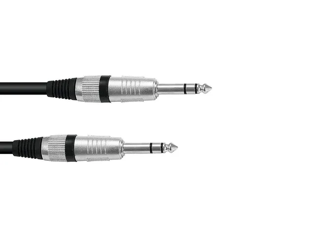 omnitronic-klinkenkabel-6-3-stereo-0-5m-schwarz-road-patchkabel image 1