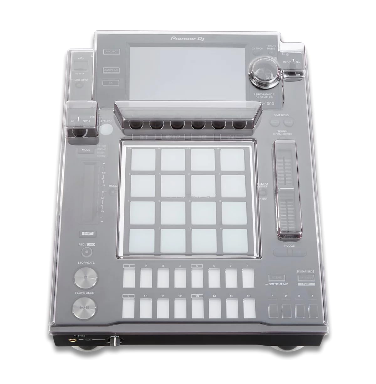 decksaver-cover-f-r-pioneer-dj-djs-1000-transparenter-sampler-schutz image 2
