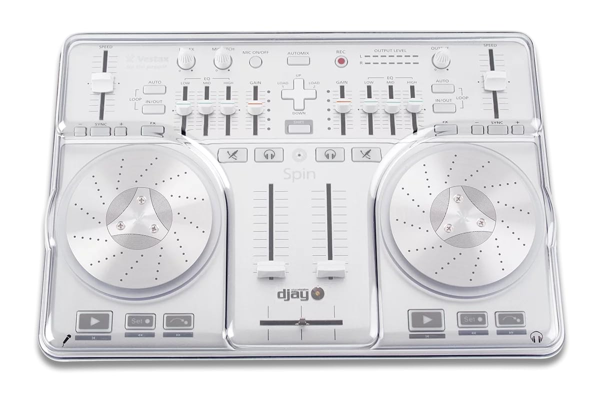 decksaver-ds-pc-spin-cover-f-r-vestax-spin-typhoon-rauchgrau-polycarbonat image 2