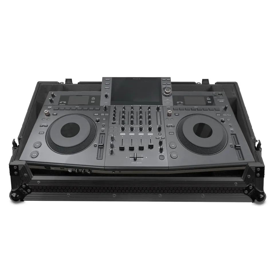 udg-ultimate-flight-case-pioneer-dj-opus-quad-black-plus-wheels-dj-controller-ca image 1