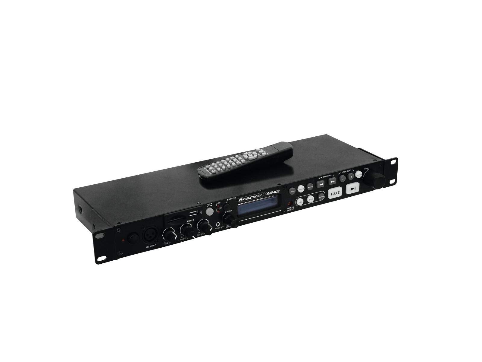omnitronic-dmp-102-usb-sd-card-player-mp3-player-mit-fernbedienung image 2