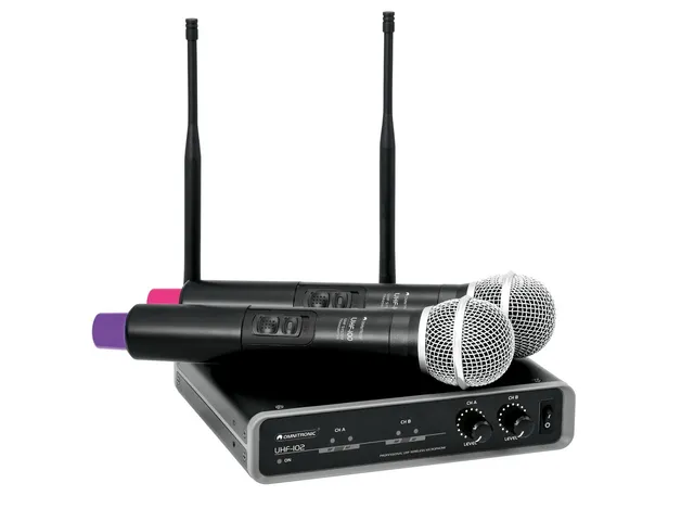 omnitronic-uhf-102-funkmikrofon-system-823-5-863-1-mhz-2-kanal-mit-2-handmikrofo image 1