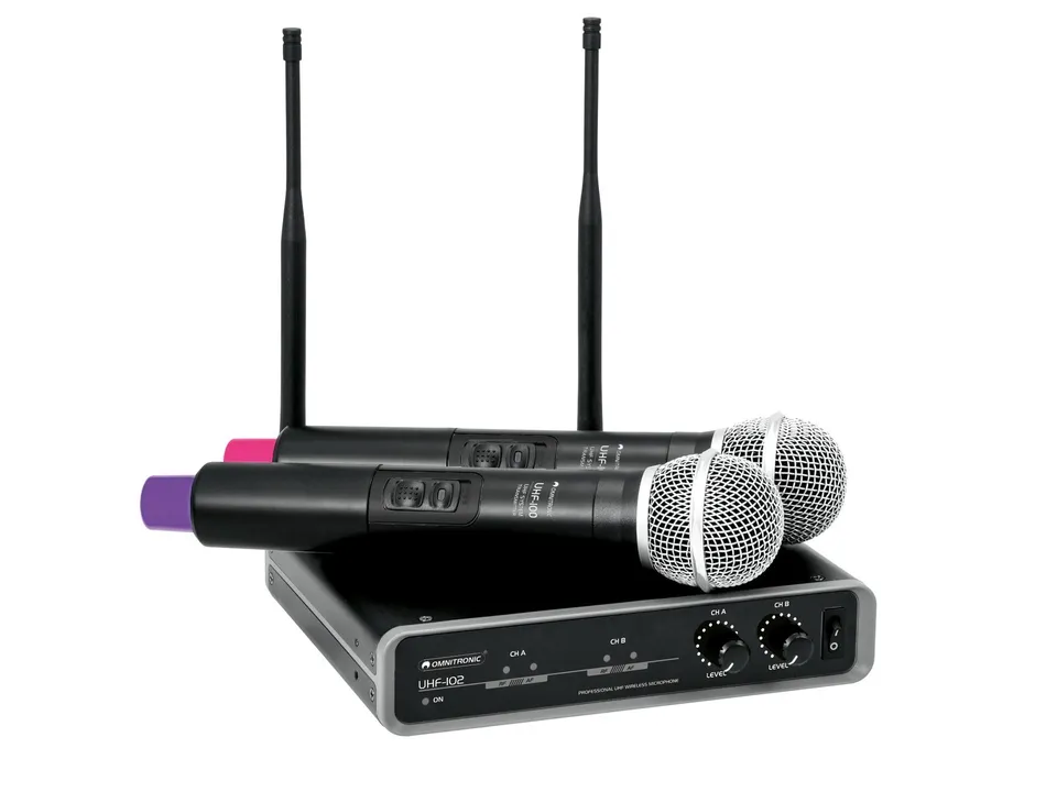 omnitronic-uhf-102-funkmikrofon-system-823-5-863-1-mhz-2-kanal-mit-2-handmikrofo image 1