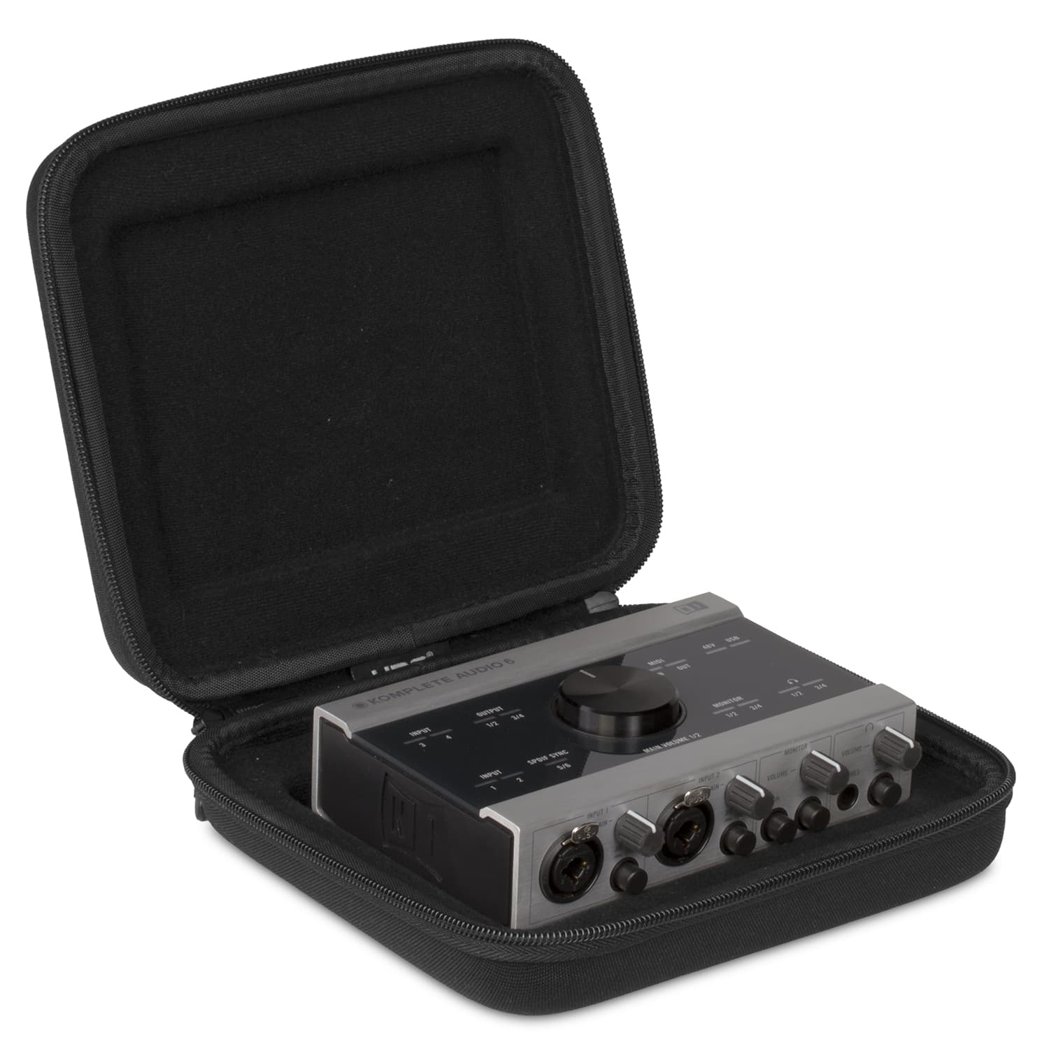 udg-creator-ni-komplete-audio-6-hardcase-black-mk2-audio-interface-case image 5
