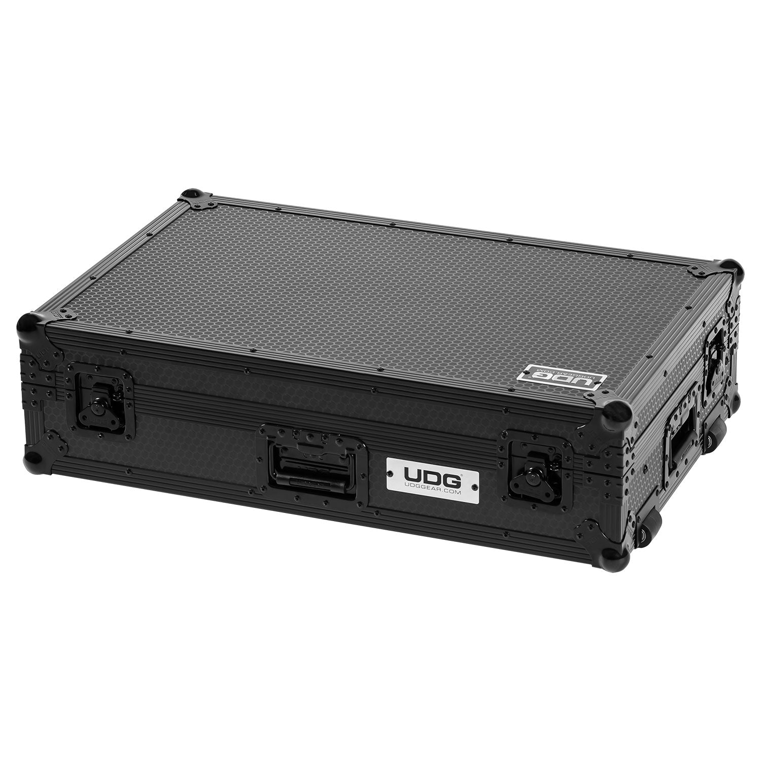 udg-ultimate-flight-case-pioneer-dj-xdj-rr-black-plus-mit-laptop-shelf-und-rolle image 7