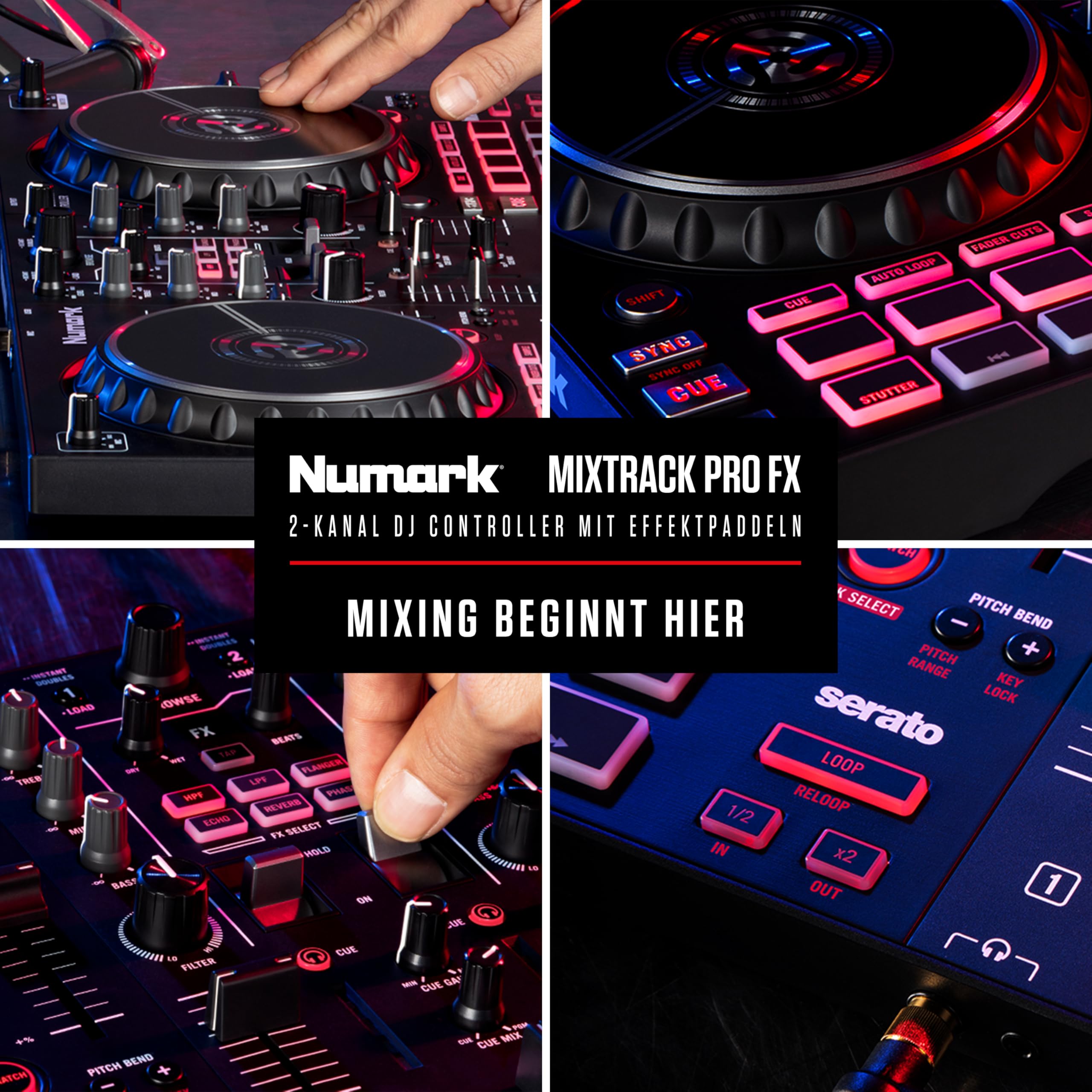 numark-mixtrack-pro-fx-2-deck-serato-dj-controller-mit-audio-interface image 7