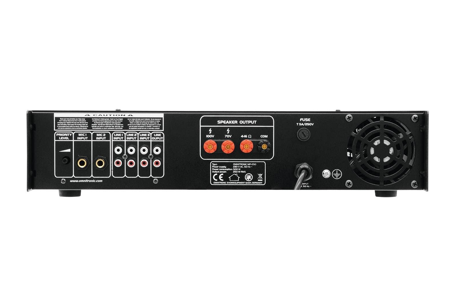 omnitronic-mp-250-ela-mischverst-rker-250-watt-19-mono-verst-rker image 6