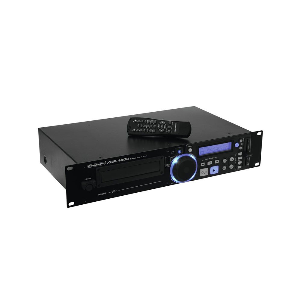omnitronic-xcp-1400-cd-player-f-r-djs-mit-ir-fernbedienung image 1