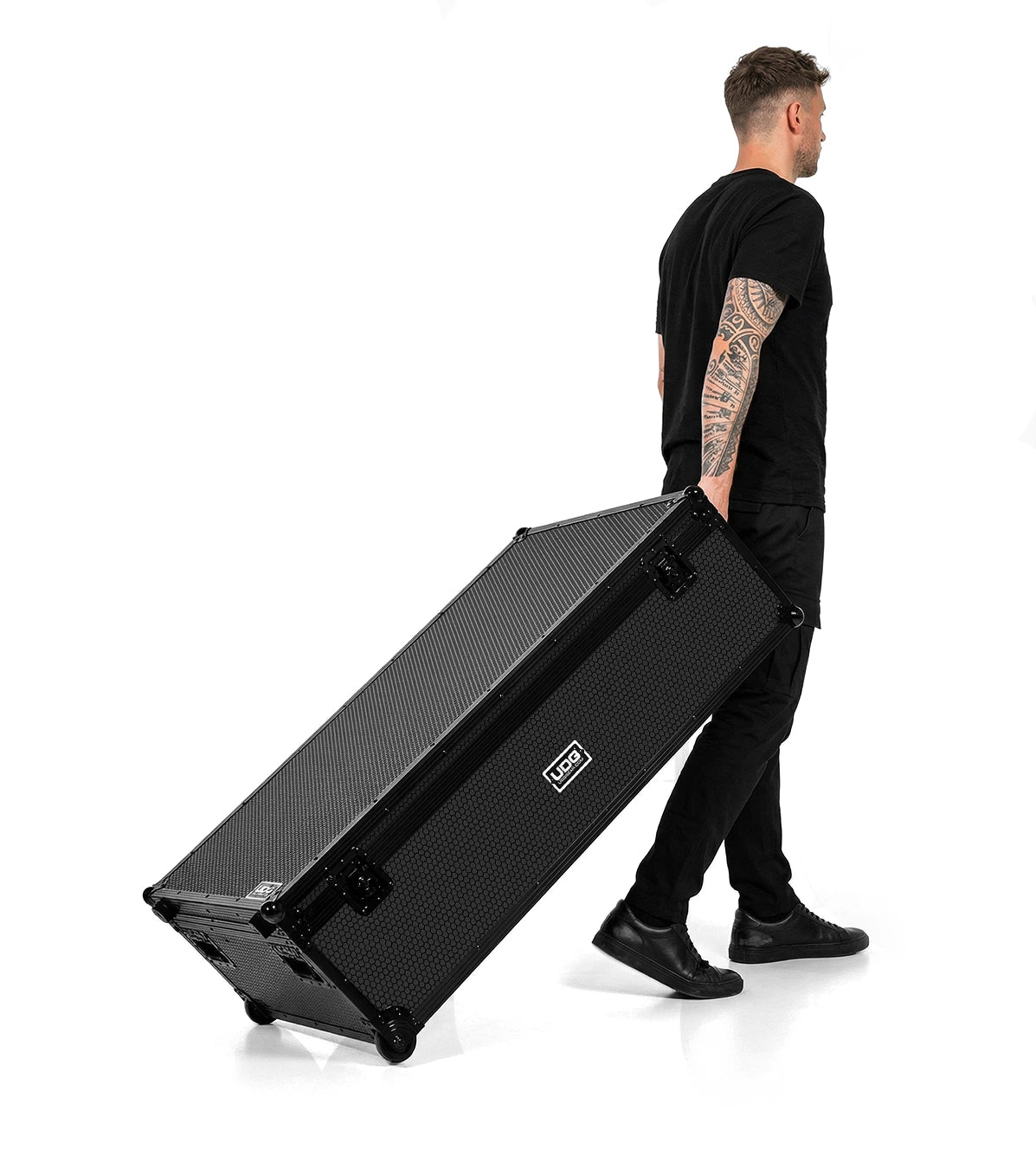 udg-ultimate-dj-podium-workstation-flightcase-black-plus-mit-rollen-leercase image 6